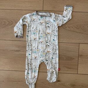 Magnetic Me Big Sky Modal Footie, Size 3-6m